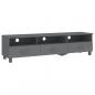 Preview: TV-Schrank HAMAR Dunkelgrau 158x40x40 cm Massivholz Kiefer