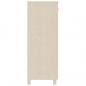 Preview: Schuhschrank HAMAR Honigbraun 85x40x108 cm Massivholz Kiefer