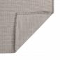 Preview: Outdoor-Teppich Flachgewebe 80x150 cm Taupe