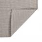 Preview: Outdoor-Teppich Flachgewebe 100x200 cm Taupe