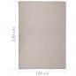 Preview: Outdoor-Teppich Flachgewebe 160x230 cm Taupe