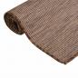 Preview: Outdoor-Teppich Flachgewebe 80x150 cm Braun