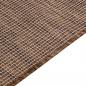 Preview: Outdoor-Teppich Flachgewebe 80x150 cm Braun