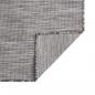 Preview: Outdoor-Teppich Flachgewebe 100x200 cm Braun und Blau