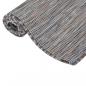 Preview: Outdoor-Teppich Flachgewebe 100x200 cm Braun und Blau