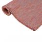 Preview: Outdoor-Teppich Flachgewebe 80x250 cm Rot