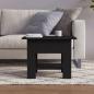 Preview: Couchtisch Schwarz 55x55x42 cm Holzwerkstoff