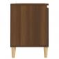 Preview: TV-Schrank Massivholz-Beine Braun Eichen-Optik 103,5x35x50 cm