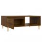 Preview: Couchtisch Braun Eichen-Optik 90x60x35 cm Holzwerkstoff