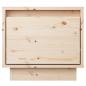 Preview: Nachttische 2 Stk. 35x34x32 cm Massivholz Kiefer