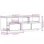 Preview: TV-Schrank 140x37x50 cm Massivholz Kiefer