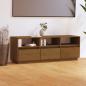 Preview: ARDEBO.de - TV-Schrank Honigbraun 140x37x50 cm Massivholz Kiefer