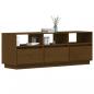 Preview: TV-Schrank Honigbraun 140x37x50 cm Massivholz Kiefer