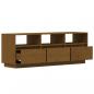 Preview: TV-Schrank Honigbraun 140x37x50 cm Massivholz Kiefer