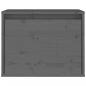 Preview: Wandschrank Grau 45x30x35 cm Massivholz Kiefer