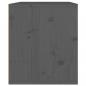 Preview: Wandschrank Grau 45x30x35 cm Massivholz Kiefer