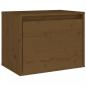 Preview: Wandschrank Honigbraun 45x30x35 cm Massivholz Kiefer