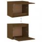 Preview: Wandschrank Honigbraun 45x30x35 cm Massivholz Kiefer