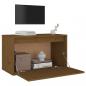 Preview: Wandschrank Honigbraun 60x30x35 cm Massivholz Kiefer