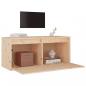 Preview: Wandschrank 80x30x35 cm Massivholz Kiefer