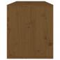 Preview: Wandschrank Honigbraun 80x30x35 cm Massivholz Kiefer