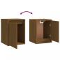 Preview: Wandschrank Honigbraun 30x30x40 cm Massivholz Kiefer