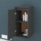 Preview: Wandschrank Grau 30x30x60 cm Massivholz Kiefer