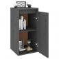 Preview: Wandschrank Grau 30x30x60 cm Massivholz Kiefer