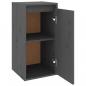 Preview: Wandschrank Grau 30x30x60 cm Massivholz Kiefer