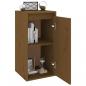 Preview: Wandschrank Honigbraun 30x30x60 cm Massivholz Kiefer