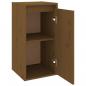 Preview: Wandschrank Honigbraun 30x30x60 cm Massivholz Kiefer