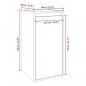 Preview: Wandschrank Honigbraun 30x30x60 cm Massivholz Kiefer