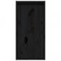 Preview: Wandschrank Schwarz 30x30x60 cm Massivholz Kiefer