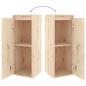 Preview: Wandschrank 30x30x80 cm Massivholz Kiefer