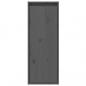 Preview: Wandschrank Grau 30x30x80 cm Massivholz Kiefer