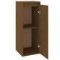 Preview: Wandschrank Honigbraun 30x30x80 cm Massivholz Kiefer