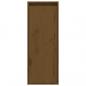 Preview: Wandschrank Honigbraun 30x30x80 cm Massivholz Kiefer