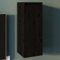 Preview: ARDEBO.de - Wandschrank Schwarz 30x30x80 cm Massivholz Kiefer