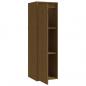 Preview: Wandschrank Honigbraun 30x30x100 cm Massivholz Kiefer