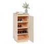 Preview: Schuhschrank 35x35x80 cm Massivholz Kiefer