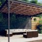 Preview: ARDEBO.de - 9-tlg. Garten-Lounge-Set mit Kissen Poly Rattan Braun