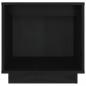 Preview: Nachttische 2 Stk. Schwarz 40x30x40 cm Massivholz Kiefer