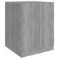 Preview: Waschmaschinenschrank Grau Sonoma 71x71,5x91,5 cm