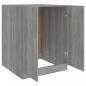 Preview: Waschmaschinenschrank Grau Sonoma 71x71,5x91,5 cm