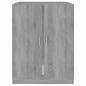 Preview: Waschmaschinenschrank Grau Sonoma 71x71,5x91,5 cm