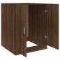 Preview: Waschmaschinenschrank Braun Eichen-Optik 71x71,5x91,5 cm