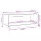 Preview: TV-Schrank Schwarz 90x35x35 cm Massivholz Kiefer