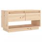 Preview: TV-Schrank 74x34x40 cm Massivholz Kiefer