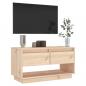 Preview: TV-Schrank 74x34x40 cm Massivholz Kiefer