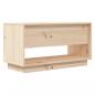 Preview: TV-Schrank 74x34x40 cm Massivholz Kiefer